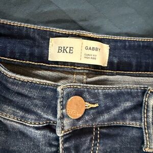 BKE Gabby Dark Blue Ankle Jeans